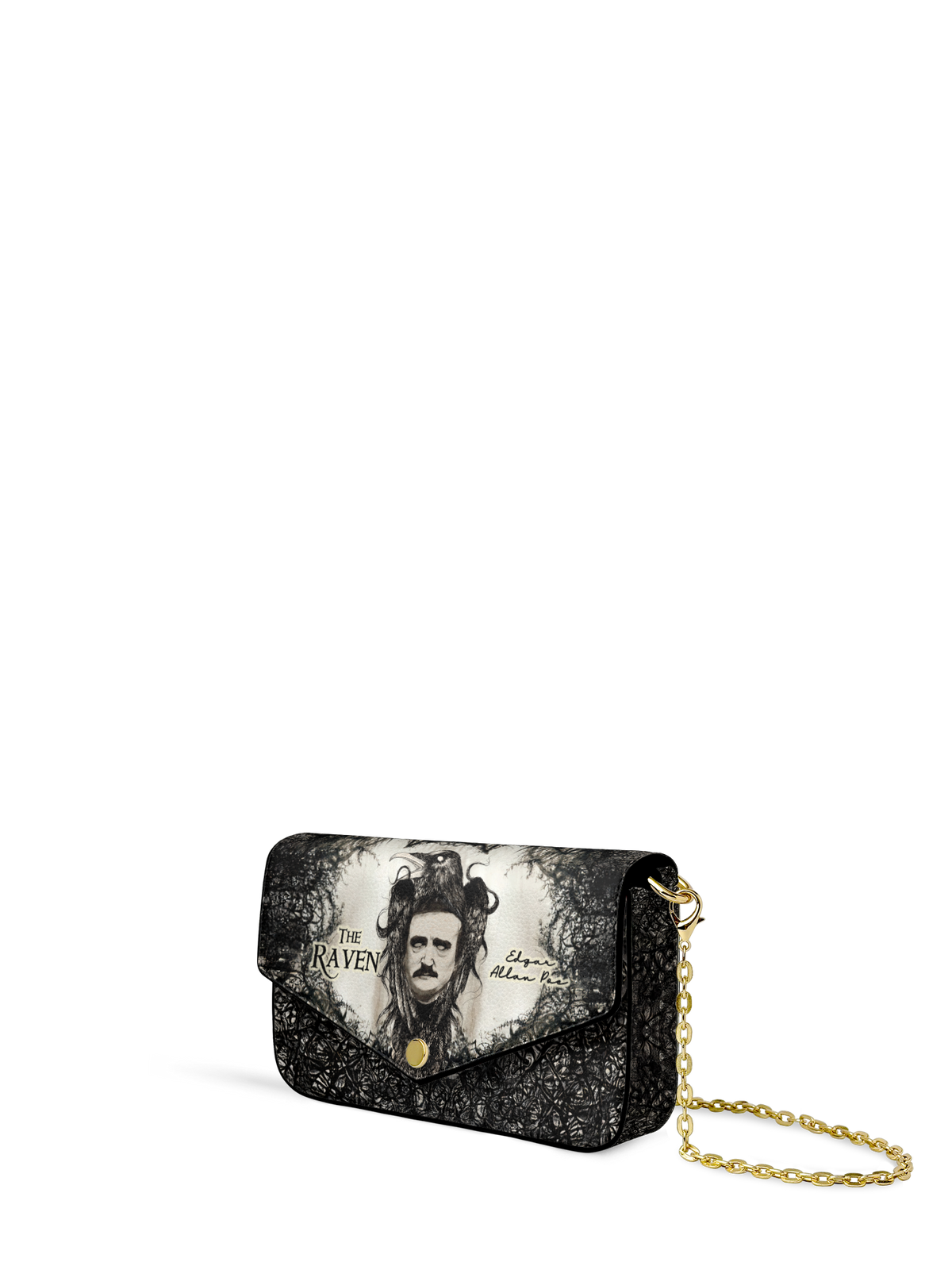 "The Raven" Envelope Chain Crossbody Bag - FALL DEAL