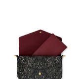 "The Raven" Envelope Chain Crossbody Bag - CLEAROUT