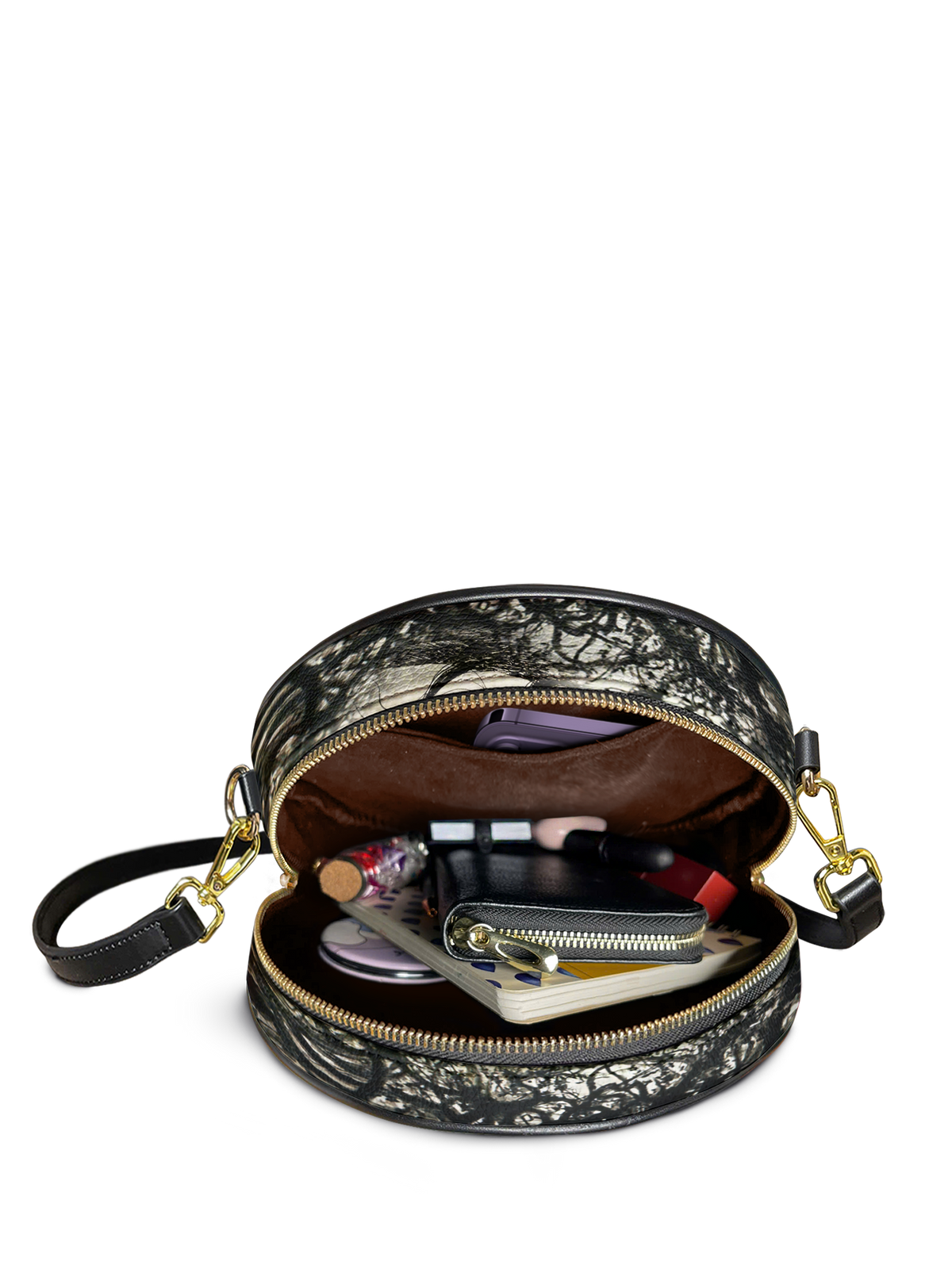"The Raven" Circle Crossbody Bag - FALL DEAL