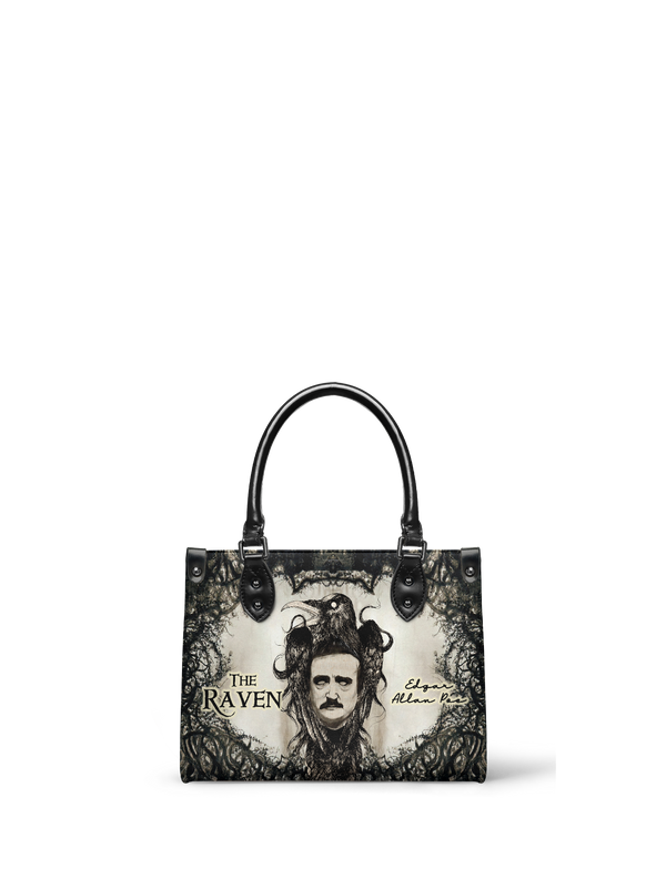 "The Raven" - Black Interior - Small Leather Handbag