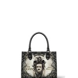 "The Raven" - Black Interior - Small Leather Handbag - CLEAROUT