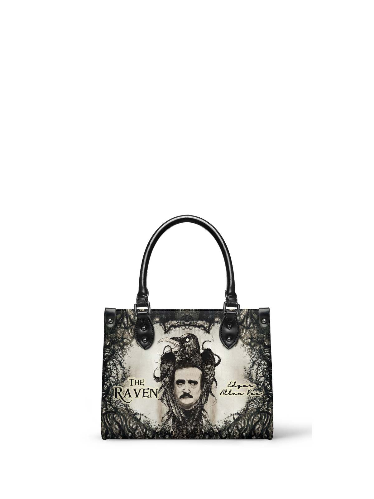 "The Raven" - Black Interior - Small Leather Handbag - FALL DEAL