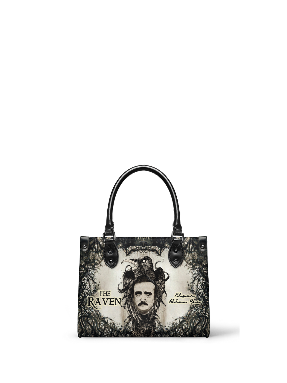 "The Raven" - Black Interior - Small Leather Handbag - FALL DEAL