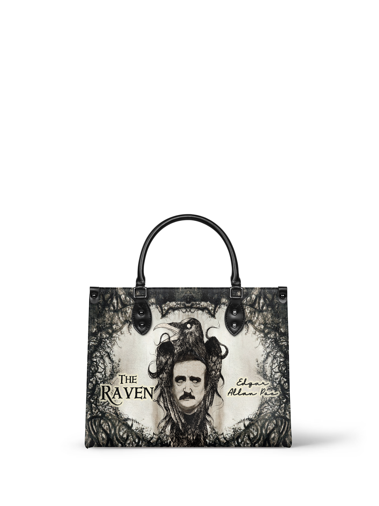 "The Raven" - Brown Interior - Leather Handbag