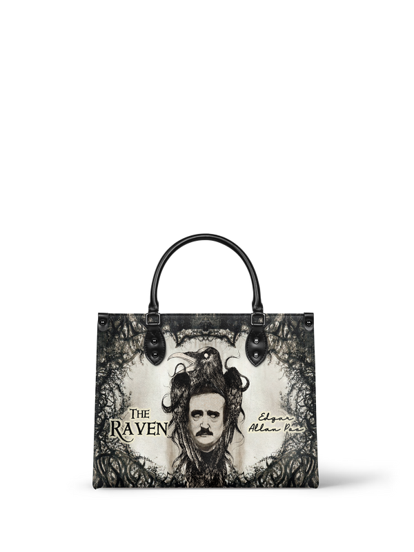 "The Raven" - Brown Interior - Leather Handbag