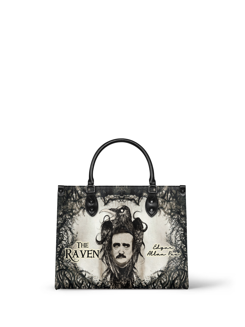 "The Raven" - Brown Interior - Leather Handbag
