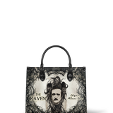 "The Raven" - Black Interior - Leather Handbag - CLEAROUT