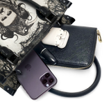 "The Raven" - Black Interior - Small Leather Handbag - CLEAROUT