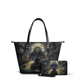 "The Shadow Over Innsmouth" Leather Tote Bag Matching Set - CLEAROUT