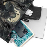 "The Shadow Over Innsmouth" - Black Interior - Leather Handbag Matching Set - CLEAROUT