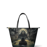 "The Shadow Over Innsmouth" Leather Tote Bag