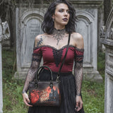 "The Tell-Tale Heart" - Black Interior - Small Leather Handbag - CLEAROUT