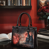 "The Tell-Tale Heart" - Black Interior - Small Leather Handbag