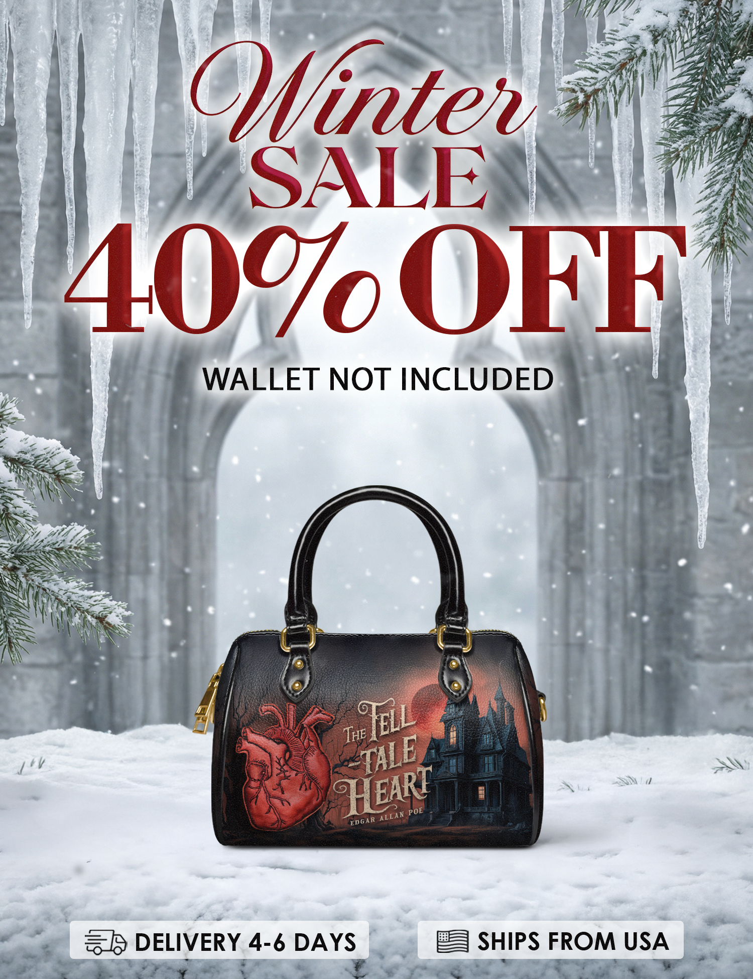 "The Tell-Tale Heart" Mini Satchel Deal