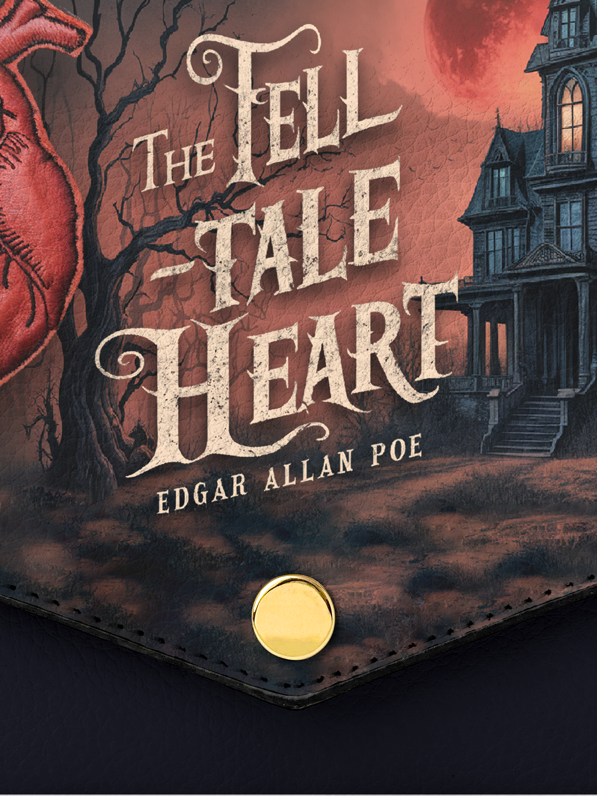 "The Tell-Tale Heart" Envelope Chain Crossbody Bag - FALL DEAL