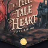 "The Tell-Tale Heart" Envelope Chain Crossbody Bag - CLEAROUT