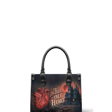 "The Tell-Tale Heart" - Black Interior - Small Leather Handbag