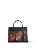 "The Tell-Tale Heart" - Red Interior - Leather Handbag