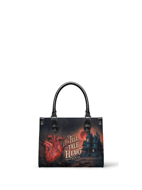 "The Tell-Tale Heart" - Black Interior - Small Leather Handbag - NEW WORKSHOP SALE