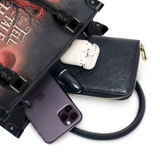 "The Tell-Tale Heart" - Black Interior - Small Leather Handbag