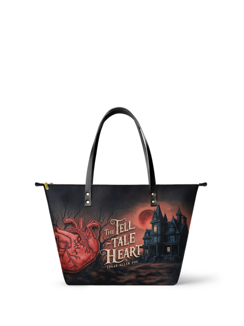 "The Tell-Tale Heart" Leather Tote Bag