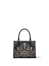 "The Whisperer In Darkness" - Black Interior - Small Leather Handbag