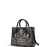 "The Whisperer In Darkness" - Black Interior - Leather Handbag