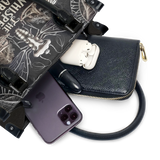 "The Whisperer In Darkness" - Black Interior - Small Leather Handbag - CLEAROUT