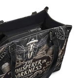 "The Whisperer In Darkness" - Black Interior - Small Leather Handbag - CLEAROUT