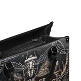 "The Whisperer In Darkness" - Black Interior - Leather Handbag