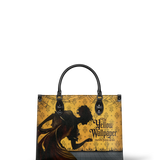 "The Yellow Wallpaper" - Black Interior - Leather Handbag