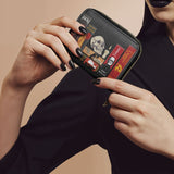 "The Codex of Gothic Tales" Deadlight Black Mini Wallet