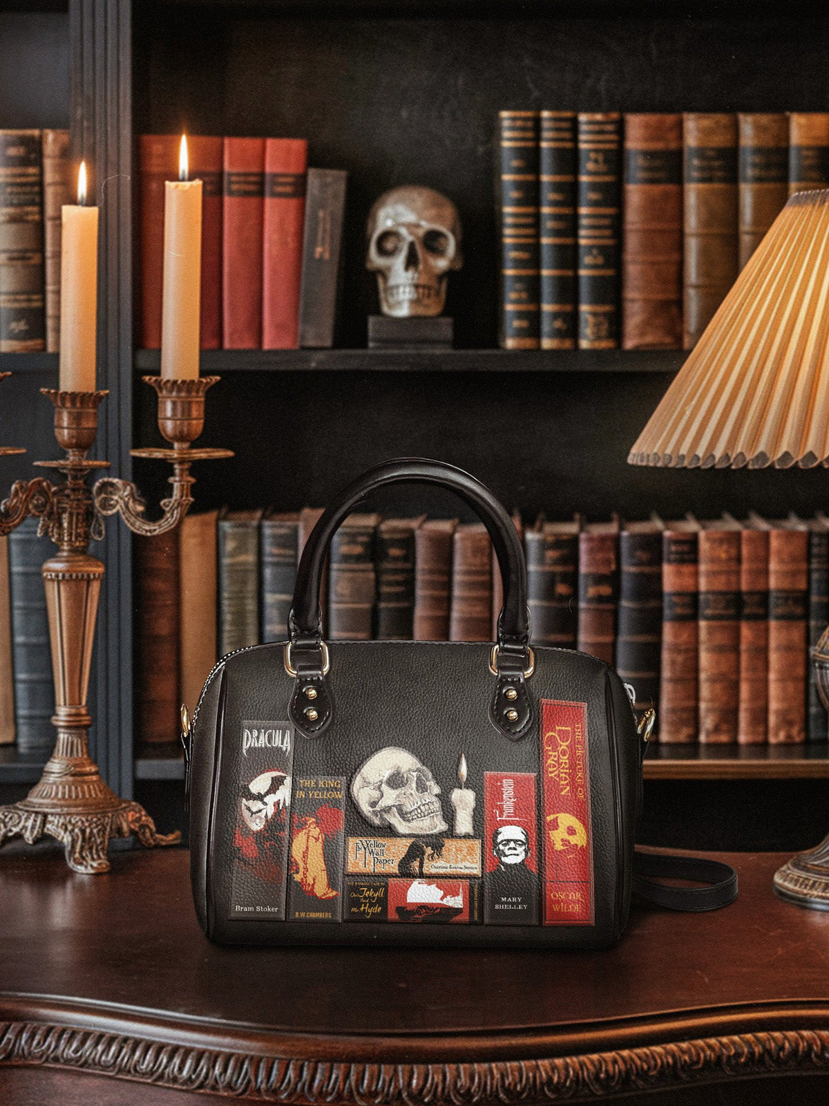 "The Codex of Gothic Tales" Deadlight Black Mini Satchel - FALL DEAL