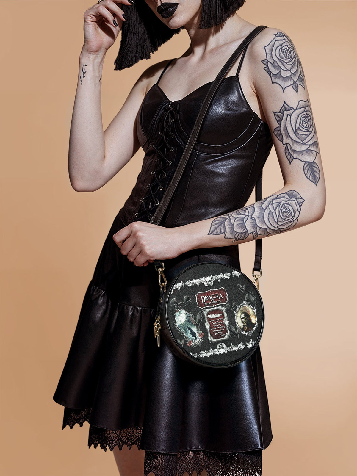 "The Dracula" Circle Crossbody Bag - FALL DEAL