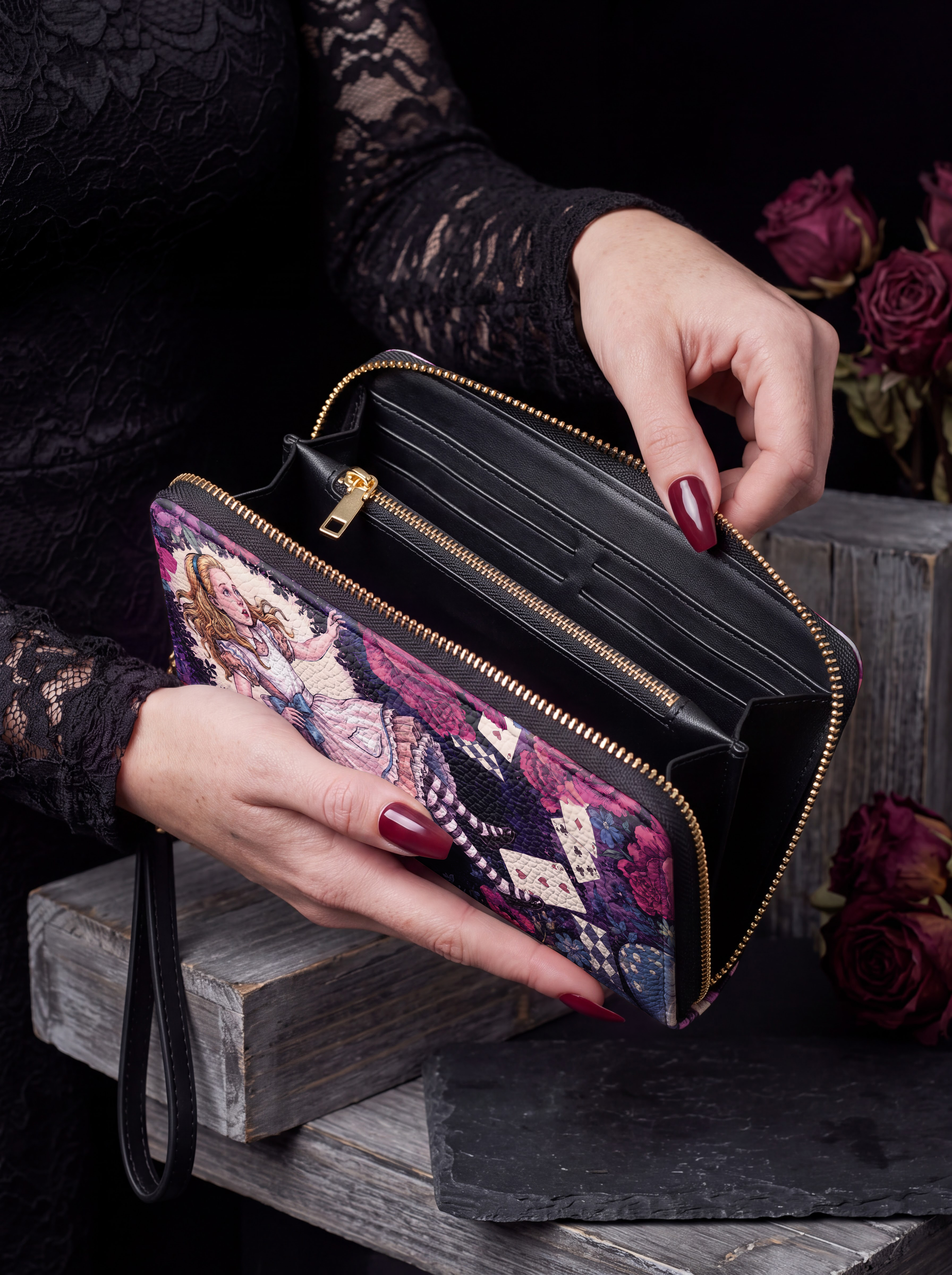 "Through The Looking-Glass" Wallet