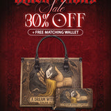 "A Dream Within A Dream" Leather Handbag Deal