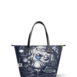 "Down the Rabbit Hole" Leather Tote Bag