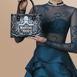"At The Mountains Of Madness" - Black Interior - Small Leather Handbag