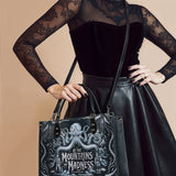 "At The Mountains Of Madness" - Black Interior - Leather Handbag