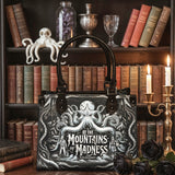 "At The Mountains Of Madness" - Black Interior - Small Leather Handbag
