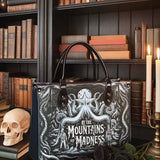 "At The Mountains Of Madness" - Black Interior - Leather Handbag