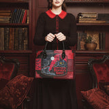 "Dracula's Guest" - Black Interior - Leather Handbag Matching Set - CLEAROUT