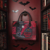"Dracula's Guest" - Black Interior - Leather Handbag Matching Set - CLEAROUT