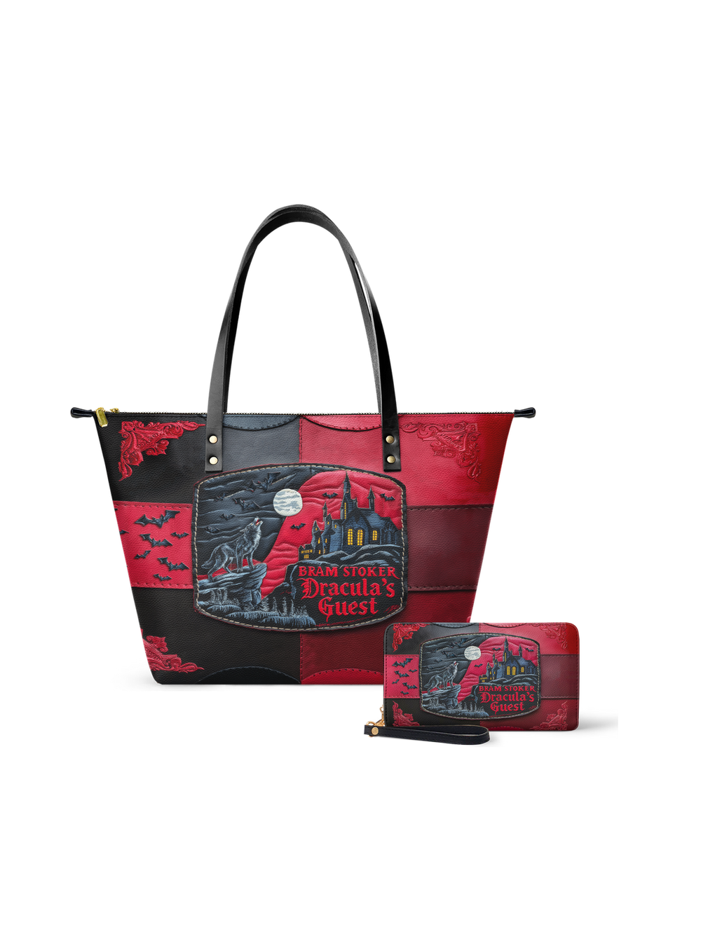 "Dracula's Guest" Leather Tote Bag - EVERMORE DEAL