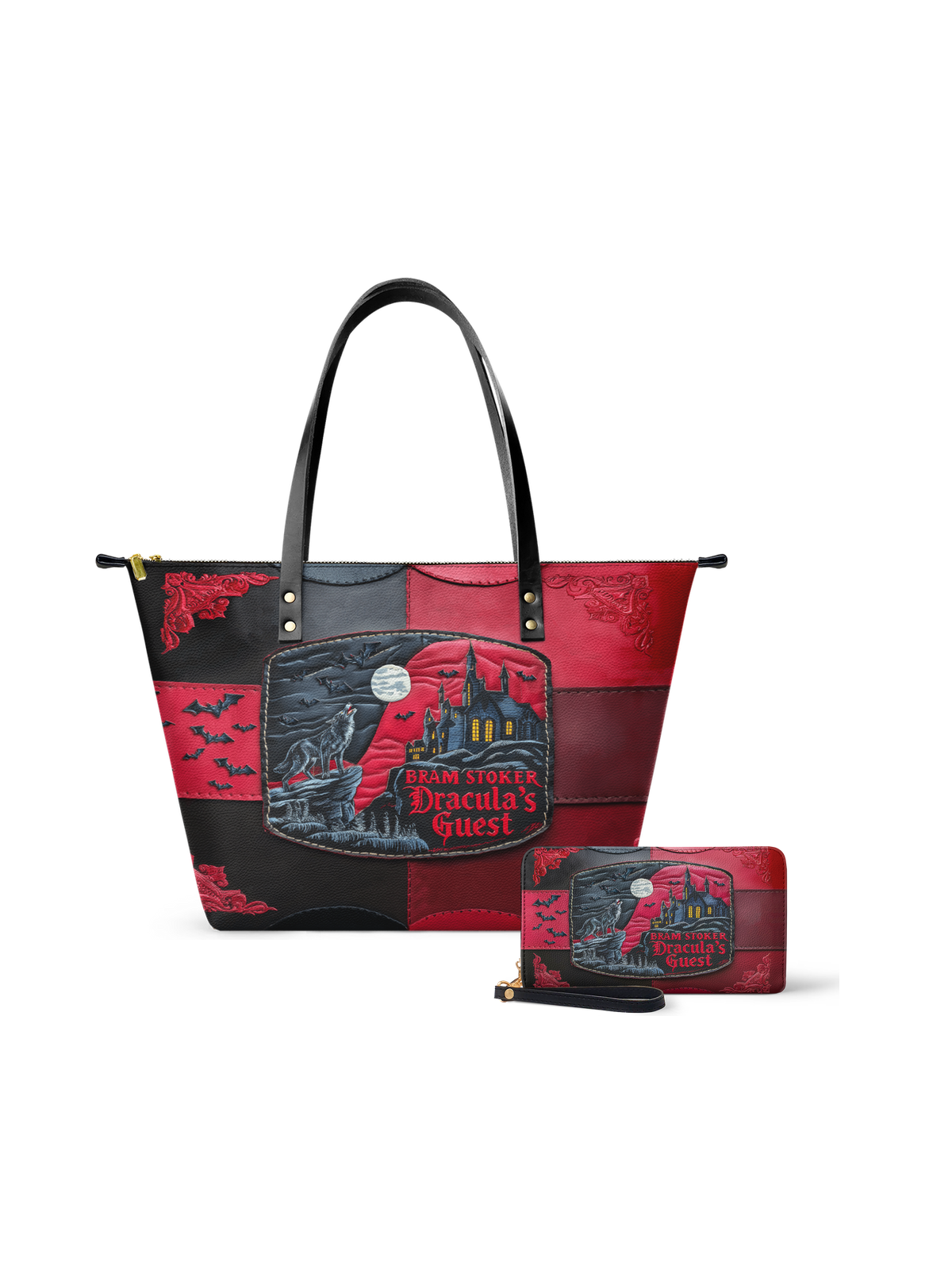 "Dracula's Guest" Leather Tote Bag - EVERMORE DEAL