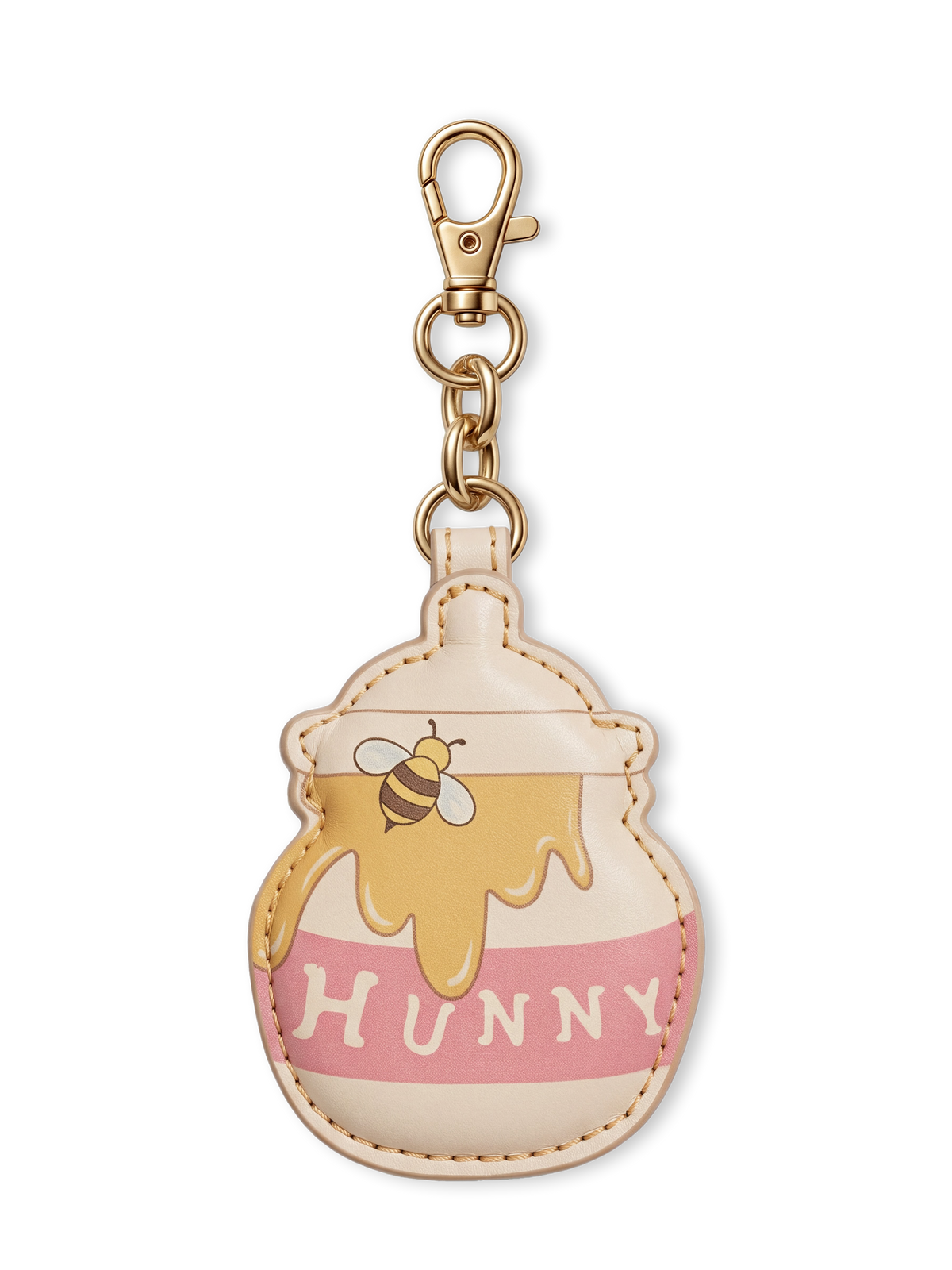 "A Useful Pot" Leather Bag Charm