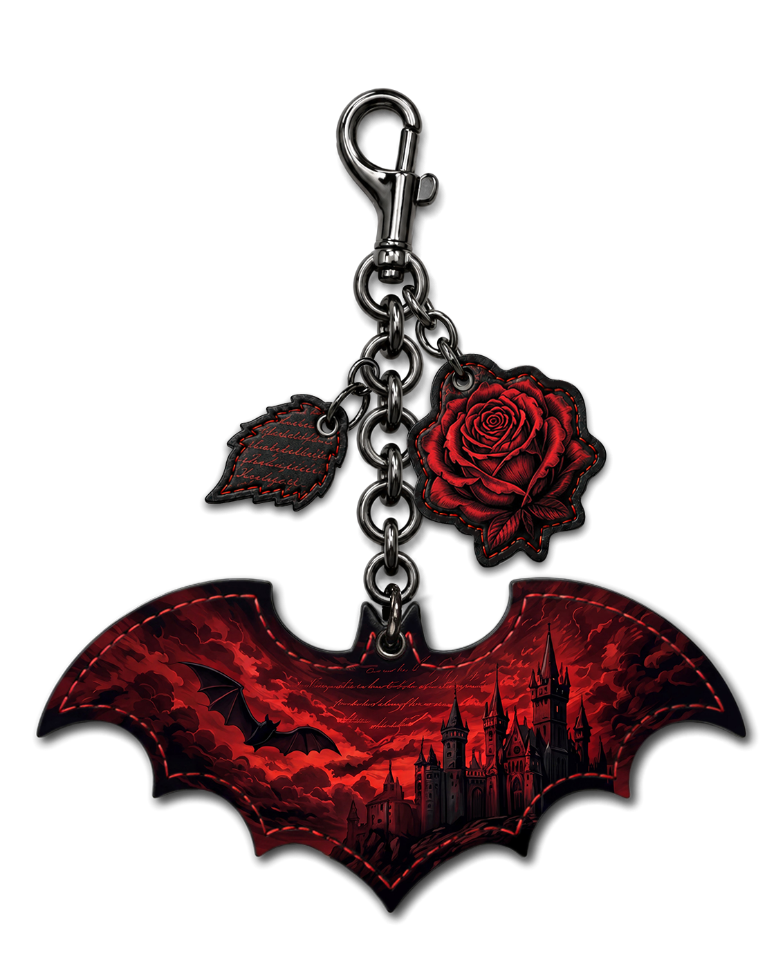"Children Of The Night" Leather Bag Charm