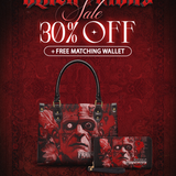 "Frankenstein" Heart Surge Small Leather Handbag Deal
