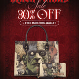 "Frankenstein" Old Parchment Leather Handbag Deal