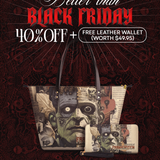 "Frankenstein" Old Parchment Leather Tote Bag Deal
